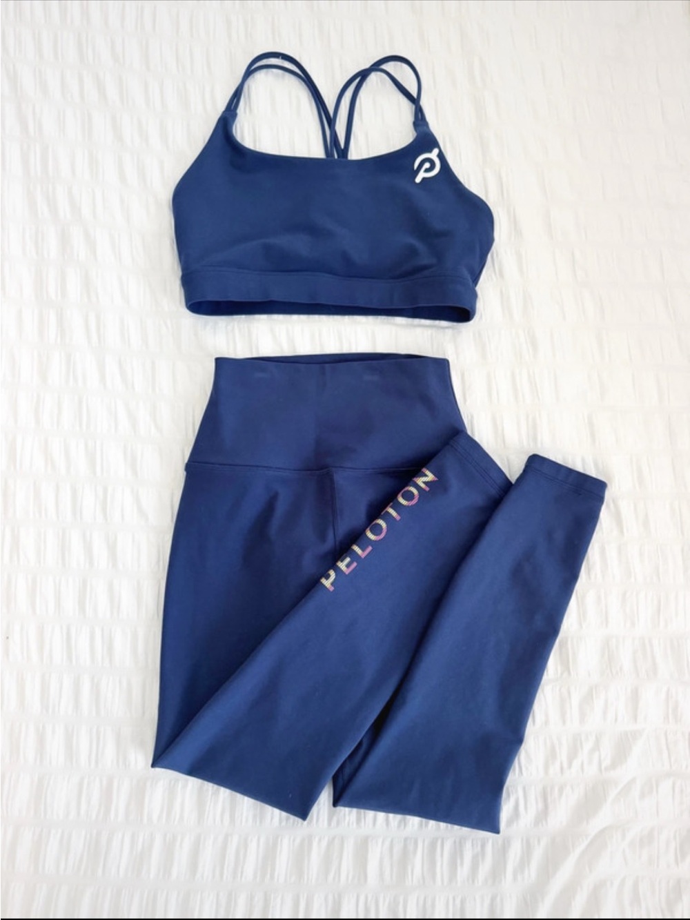 Peloton Cadent Set Size small bra size XS leggings Navy
